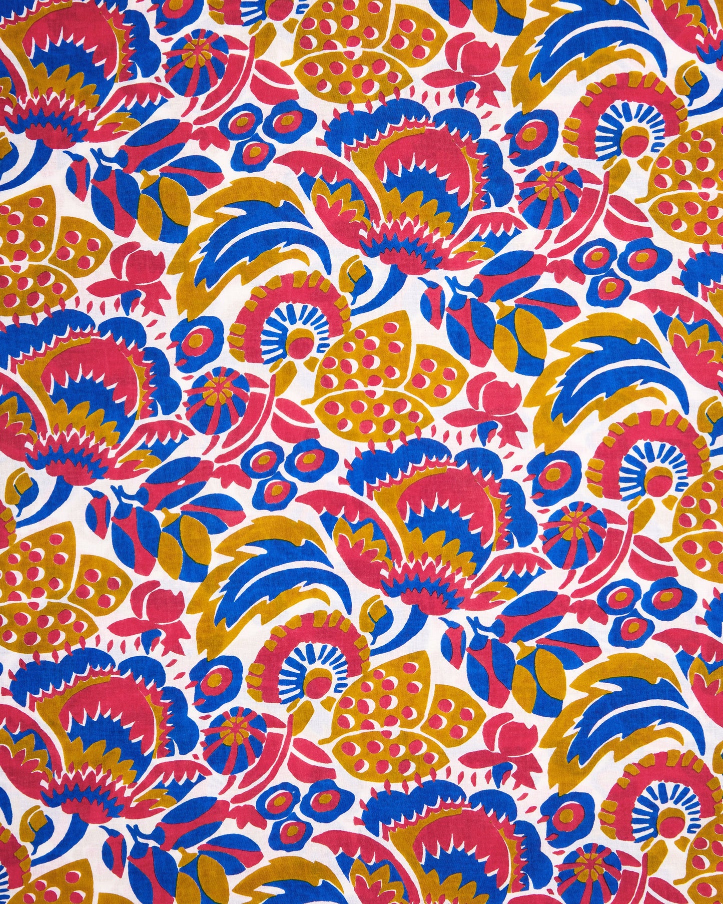 PF + Pencil & Paper Co. Bahama Blooms - Harbor Caftan - Blue & Red