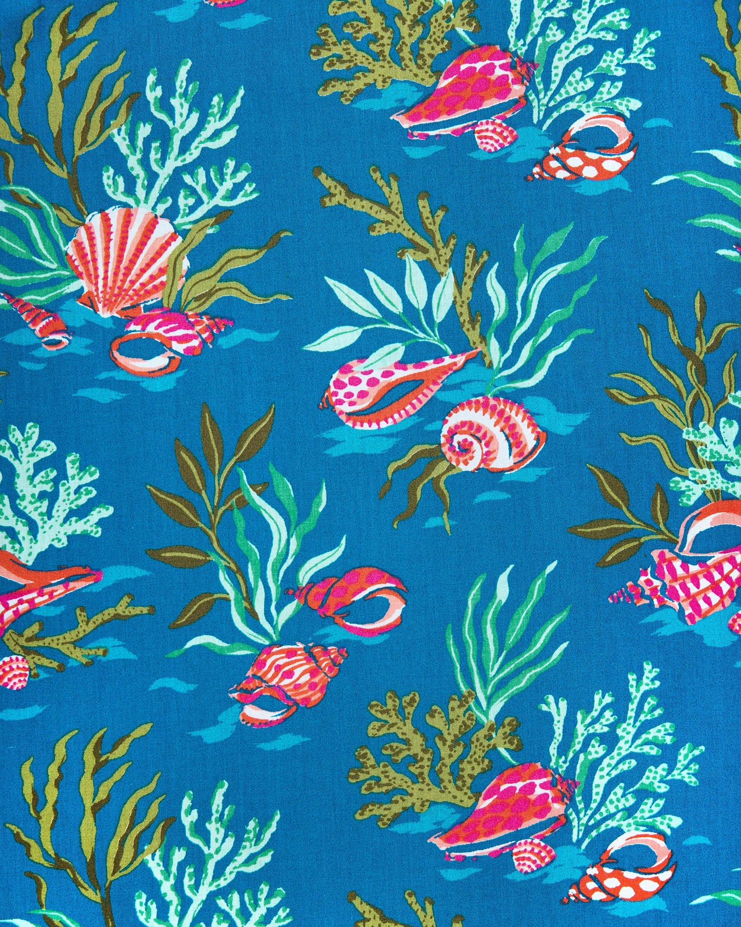 Coral & Conch - Short PJ Set - Ocean Breeze