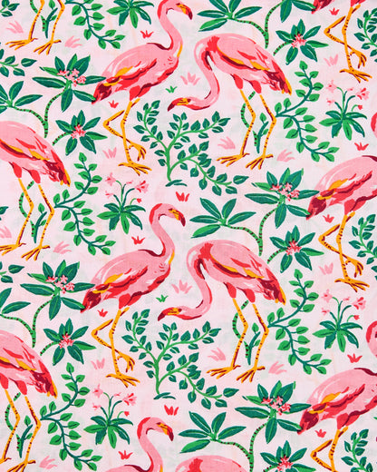 Flock Of Flamingos - Let's Cruise Caftan - Rose