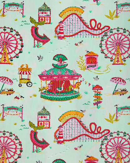 Seaside Rides - Short PJ Set - Mint Taffy