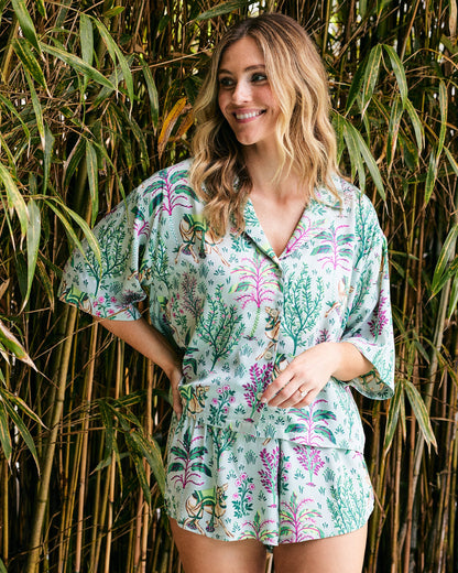 Camel's Courtyard - Eco Satin Sweet Dreams Set - Avocado