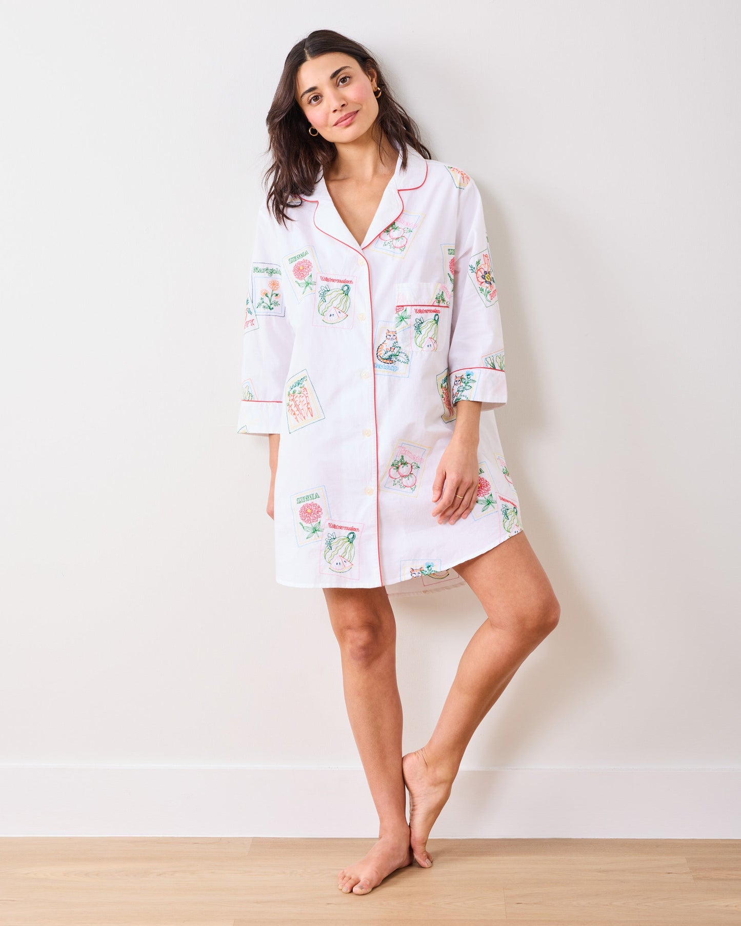 Seed Packets - Sleep Shirt - Cloud