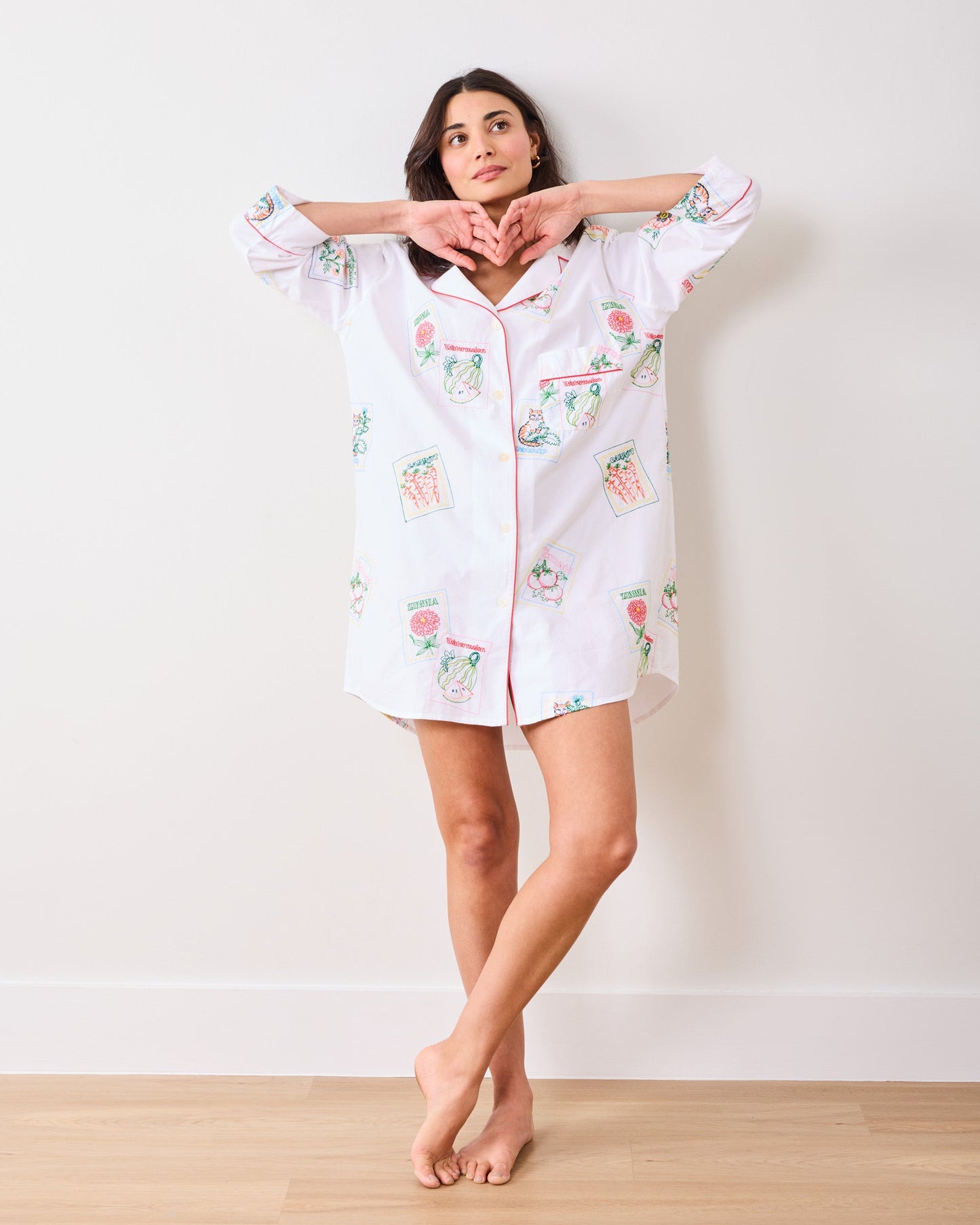 Seed Packets - Sleep Shirt - Cloud