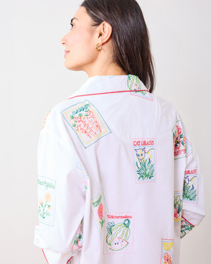 Seed Packets - Sleep Shirt - Cloud