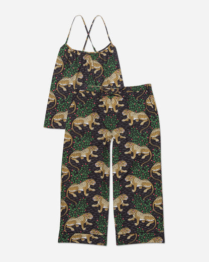 Bagheera - Cami Cropped Pants Set - Ink