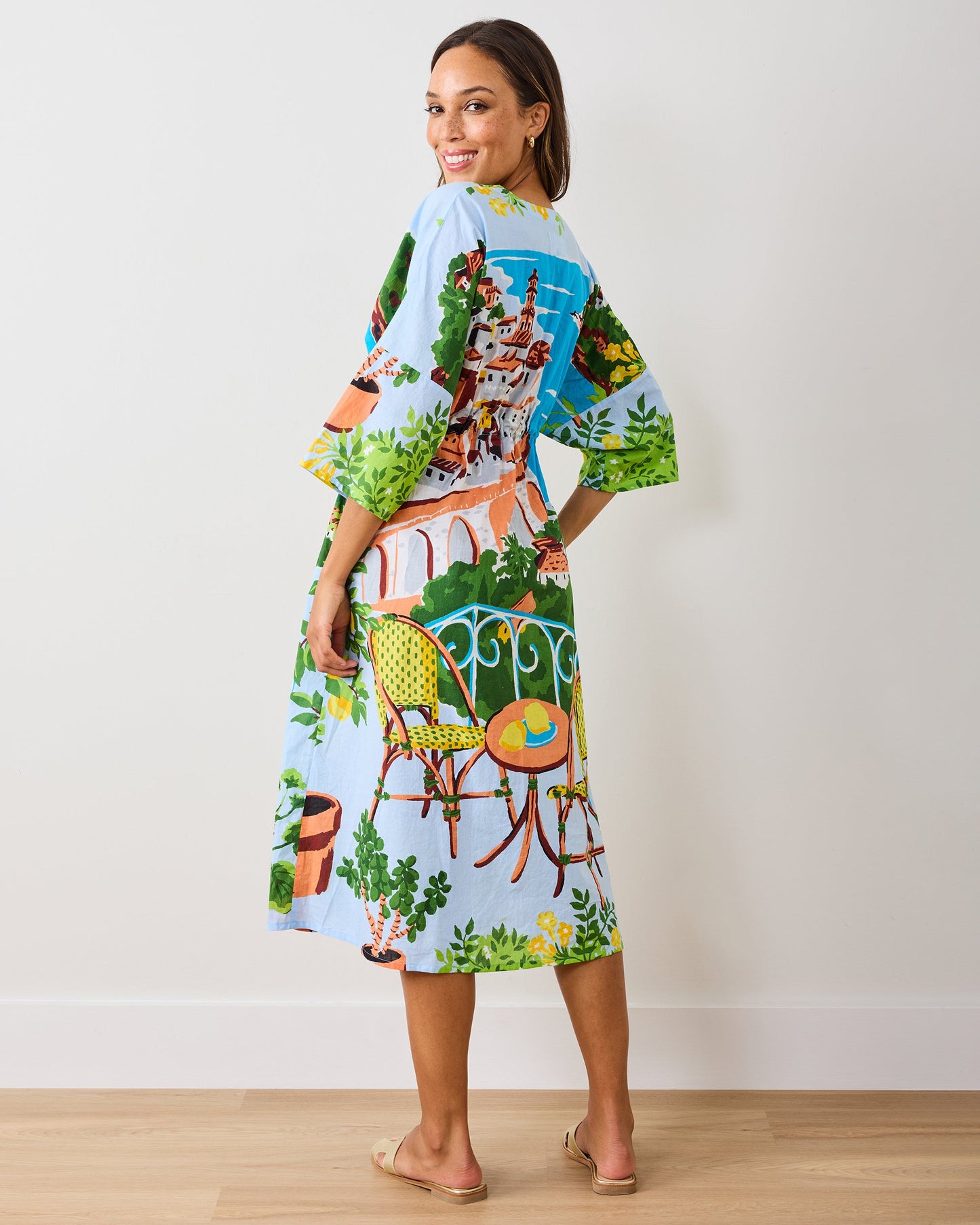 Amalfi Coast - Atlantic Cover Up - Amalfi Blue