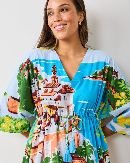 Amalfi Coast - Atlantic Cover Up - Amalfi Blue