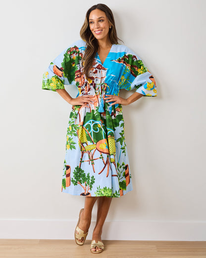 Amalfi Coast - Atlantic Cover Up - Amalfi Blue