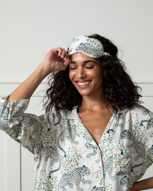 Bagheera - Eco Satin Eye Mask - Wedding Cake