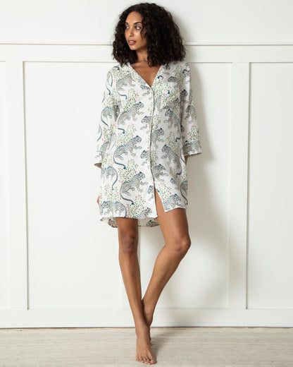 Bagheera - Eco Satin Sleep Shirt - Wedding Cake