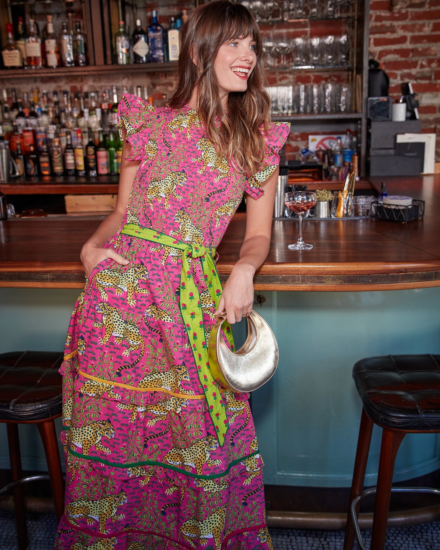 Bagheera - Ready to Ruffle Dress - Hot Pink