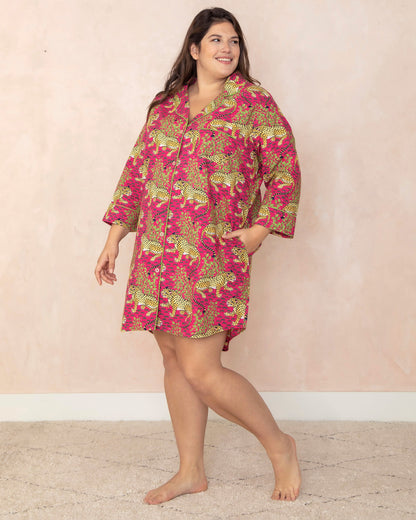 Bagheera - Sleep Shirt - Hot Pink