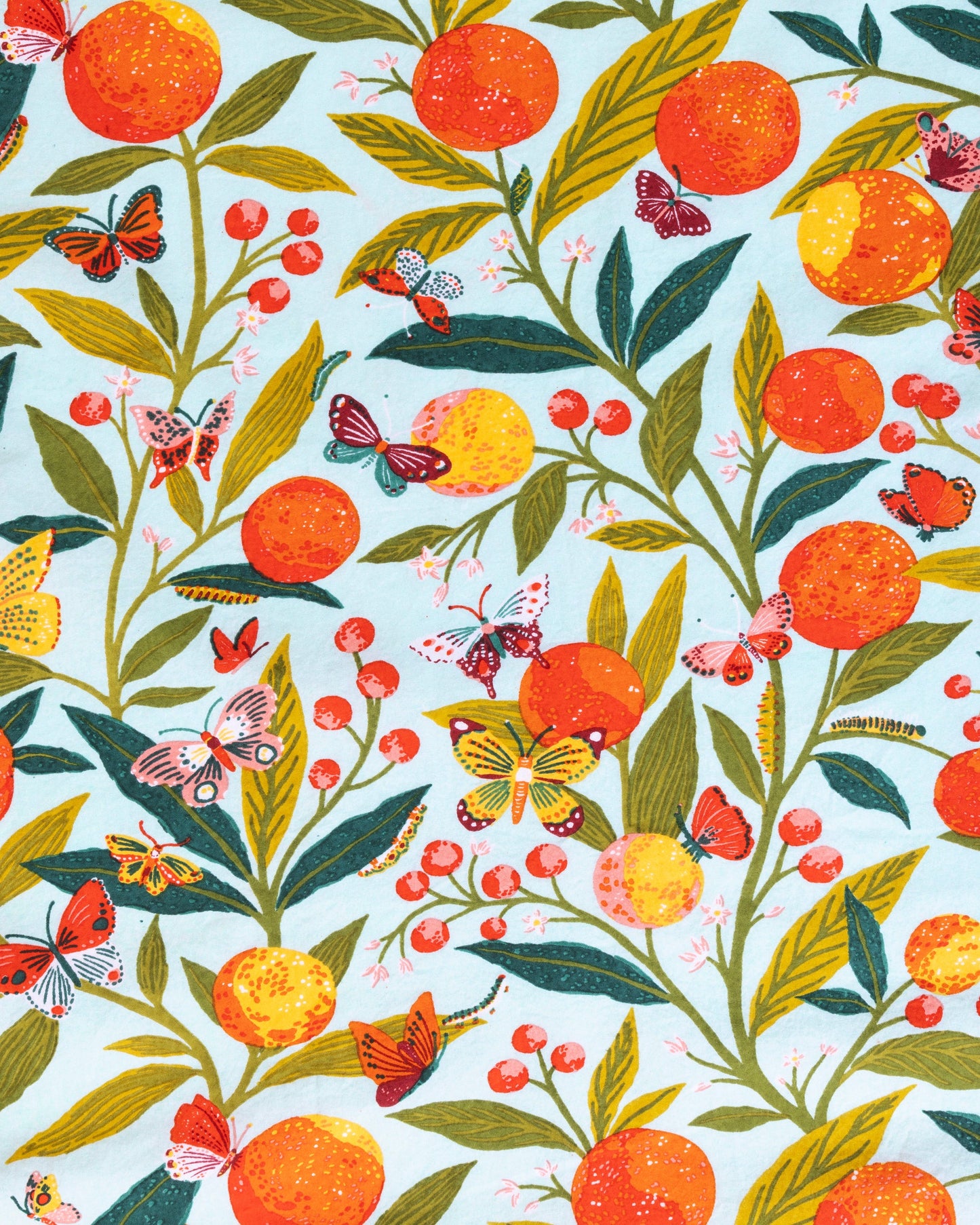 Butterfly Grove - Robe - Soft Blue