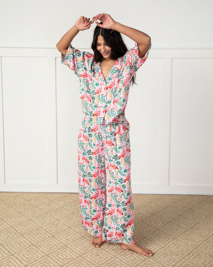 Flock of Flamingos - Eco Satin Wildest Dreams Set - Rose