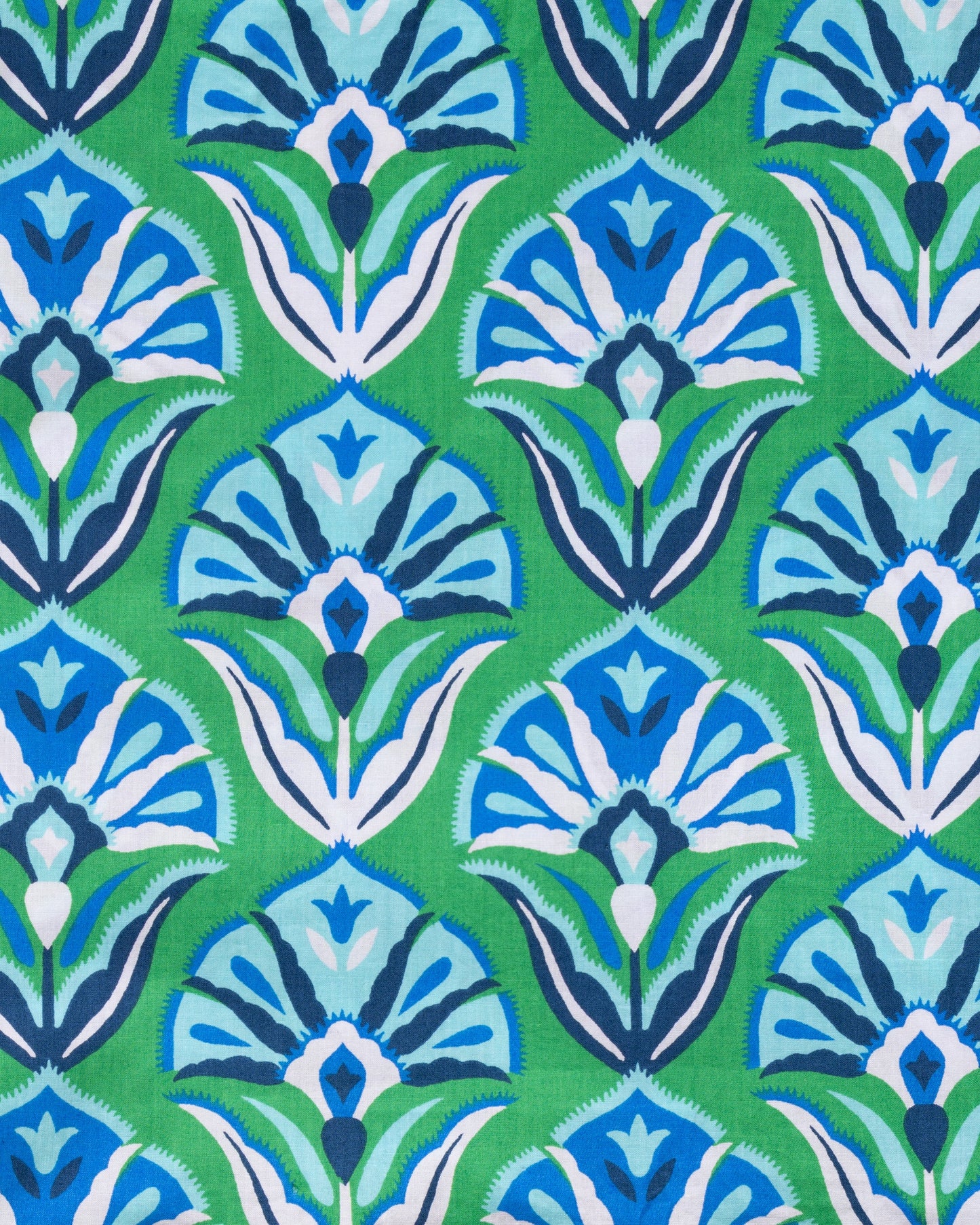 Geo Floral - Coastal Dress - Green Juice