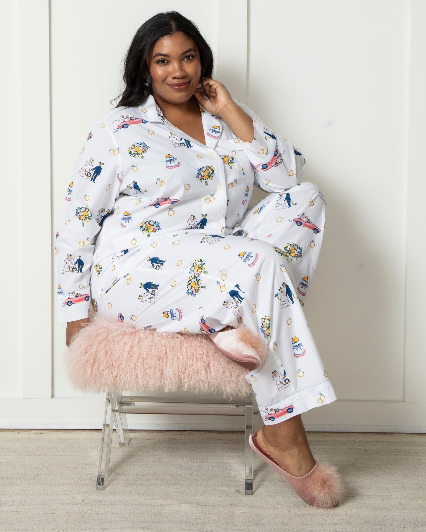 Happily Ever After - Tall Long PJ Set - Cloud