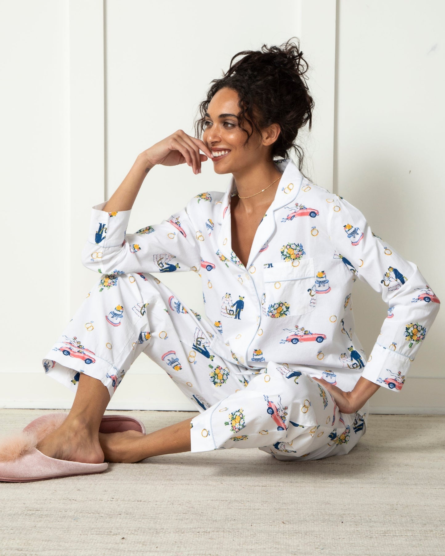 Happily Ever After - Petite Long PJ Set - Cloud