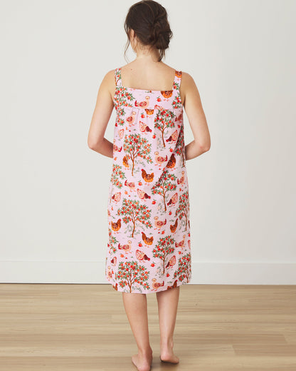 Hen House - Back To Bed Nightgown - Ballet Pink