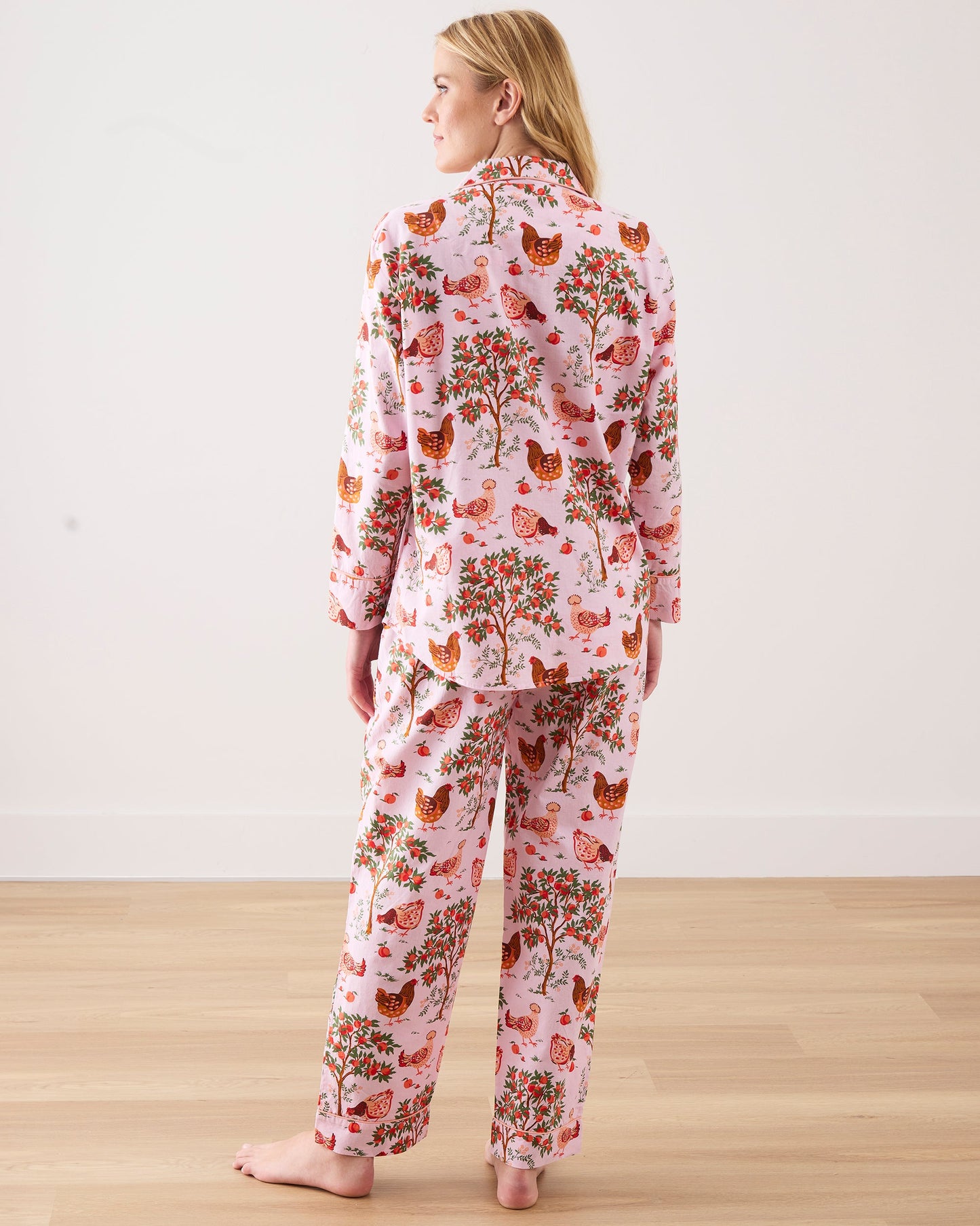 Hen House - Tall Long PJ Set - Ballet Pink