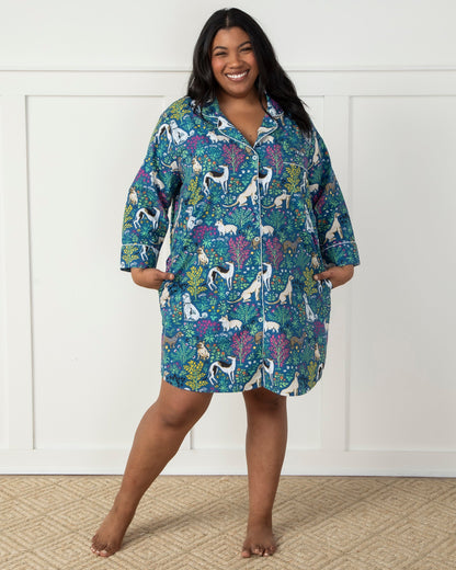 Must Love Dogs - Sleep Shirt - Indigo