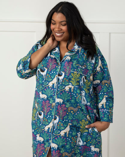 Must Love Dogs - Sleep Shirt - Indigo