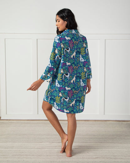 Must Love Dogs - Sleep Shirt - Indigo