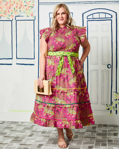 Bagheera - Ready to Ruffle Dress - Hot Pink