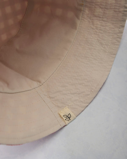 Red Gingham -  Reversible Bucket Hat - Fashion City