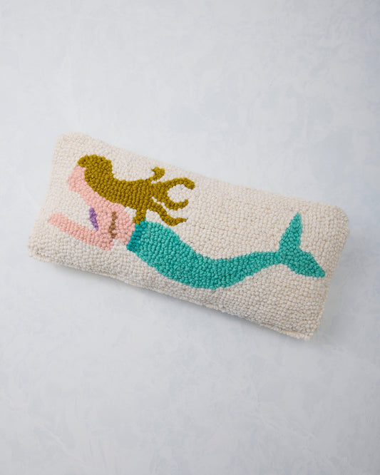 Blue Mermaid - Hook Pillow - Peking Handicraft