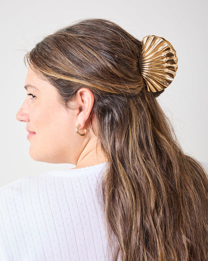 Gold Shell - Claw Clip - Oceanne