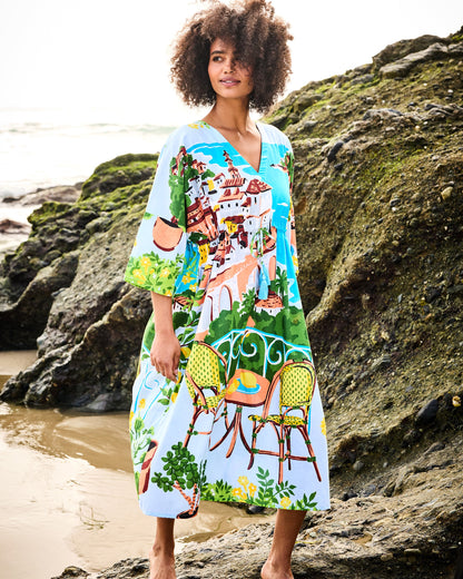 Amalfi Coast - Atlantic Cover Up - Amalfi Blue