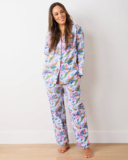 Deep Sea Divers - Tall Long PJ Set - Lavender Sorbet