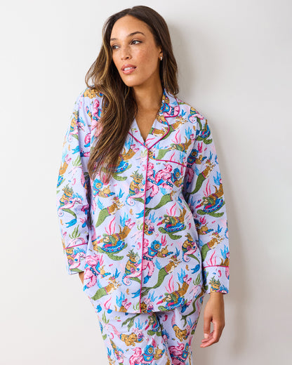 Deep Sea Divers - Tall Long PJ Set - Lavender Sorbet