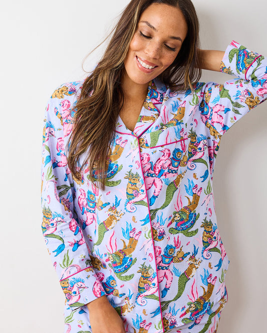Deep Sea Divers - Long PJ Set - Lavender Sorbet