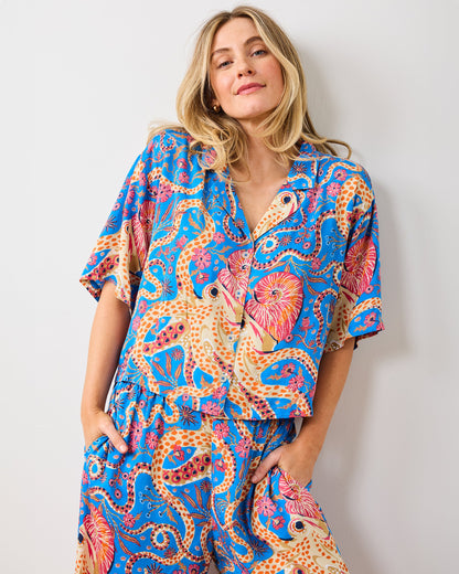 Octopus Isle - Tall Eco Satin Wildest Dreams Set - Ocean Eyes