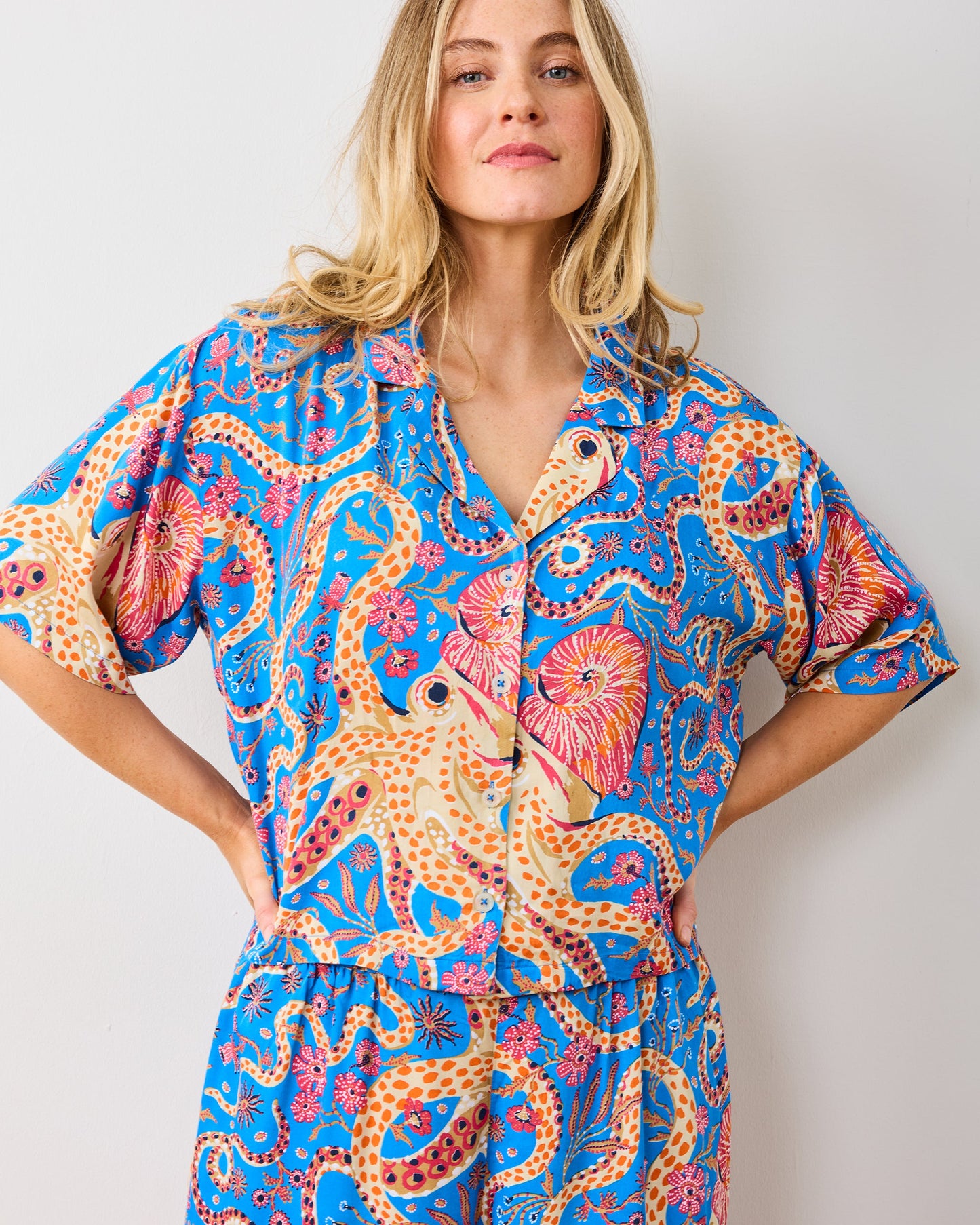 Octopus Isle - Petite Eco Satin Wildest Dreams Set - Ocean Eyes