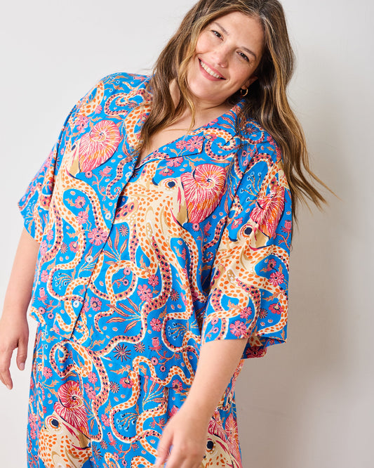 Octopus Isle - Tall Eco Satin Wildest Dreams Set - Ocean Eyes