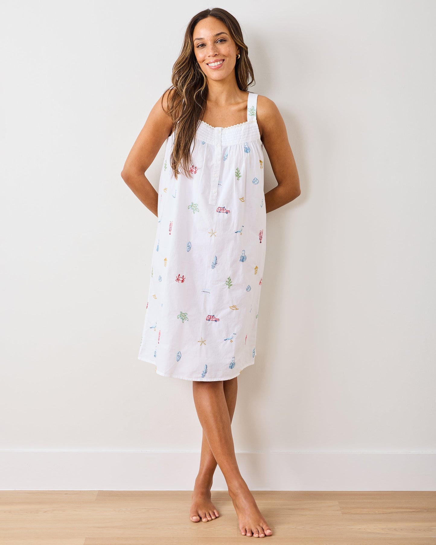 Summer Essentials - Back To Bed Nightgown - Cloud