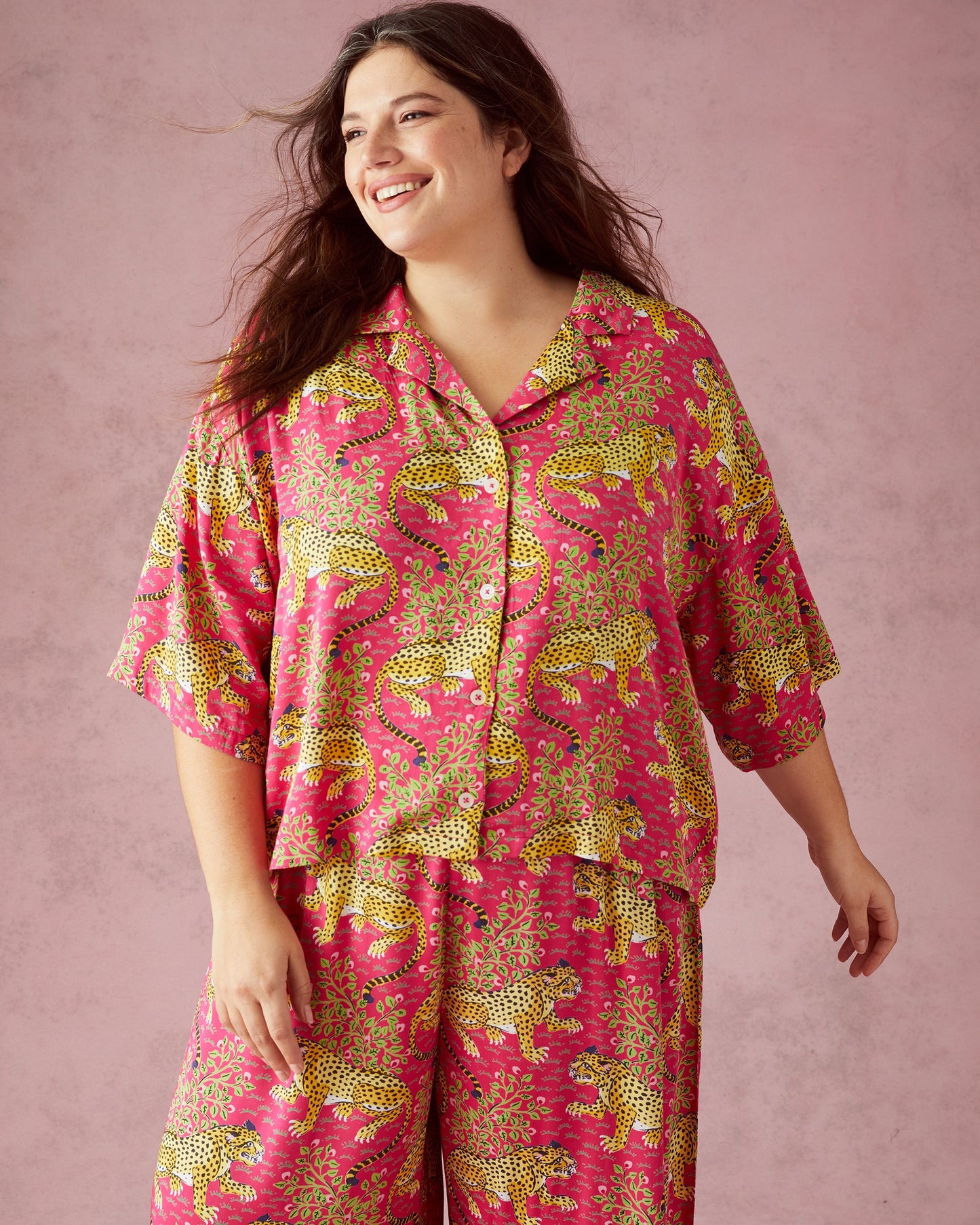 Bagheera - Tall Eco Satin Wildest Dreams Set - Hot Pink