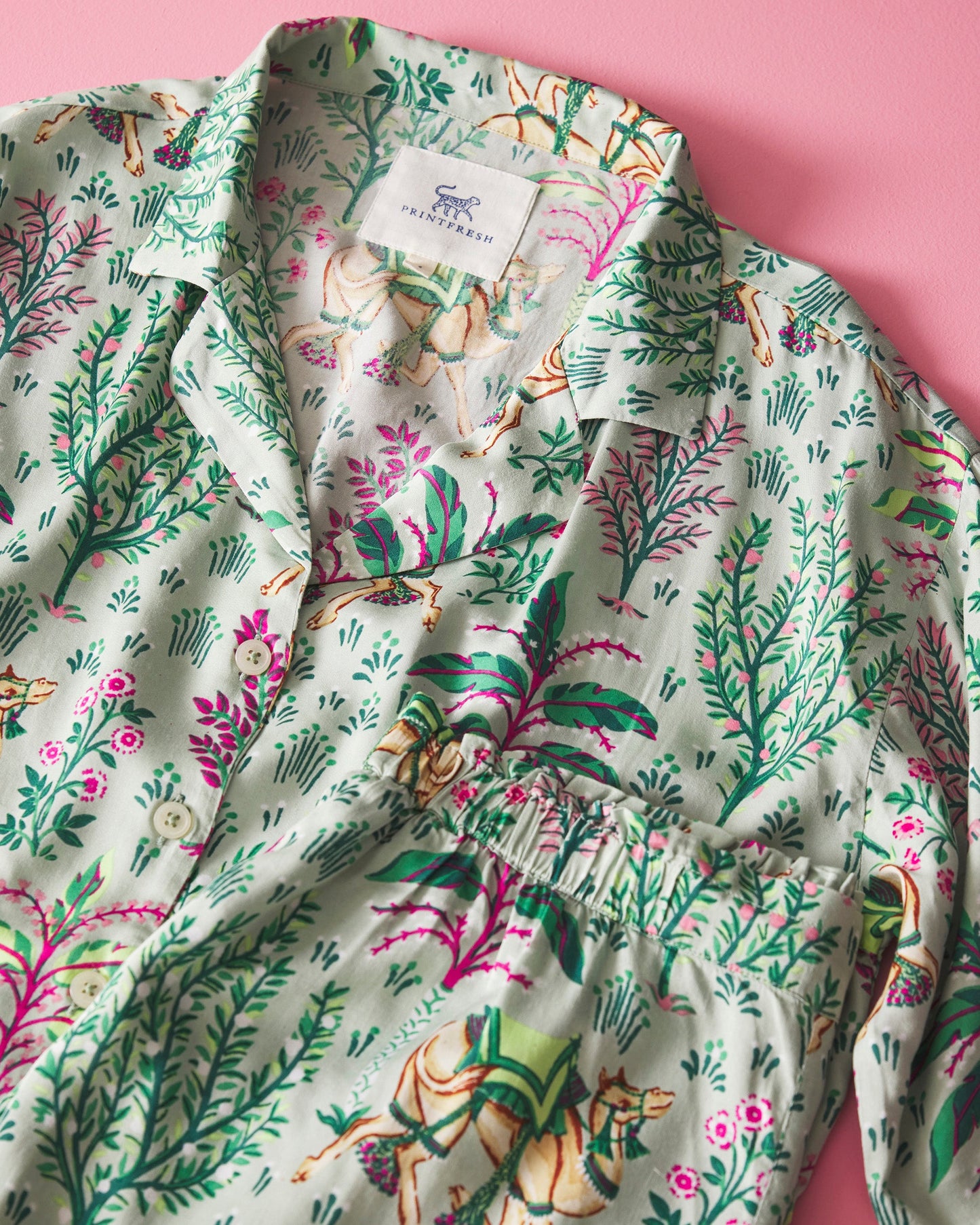 Camel's Courtyard - Tall Eco Satin Wildest Dreams Set - Avocado