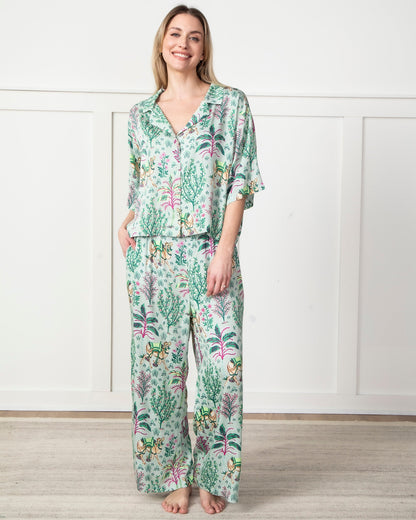 Camel's Courtyard - Petite Eco Satin Wildest Dreams Set - Avocado