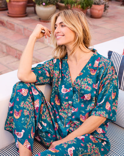 Hen House - Eco Satin Wildest Dreams Set - Navy