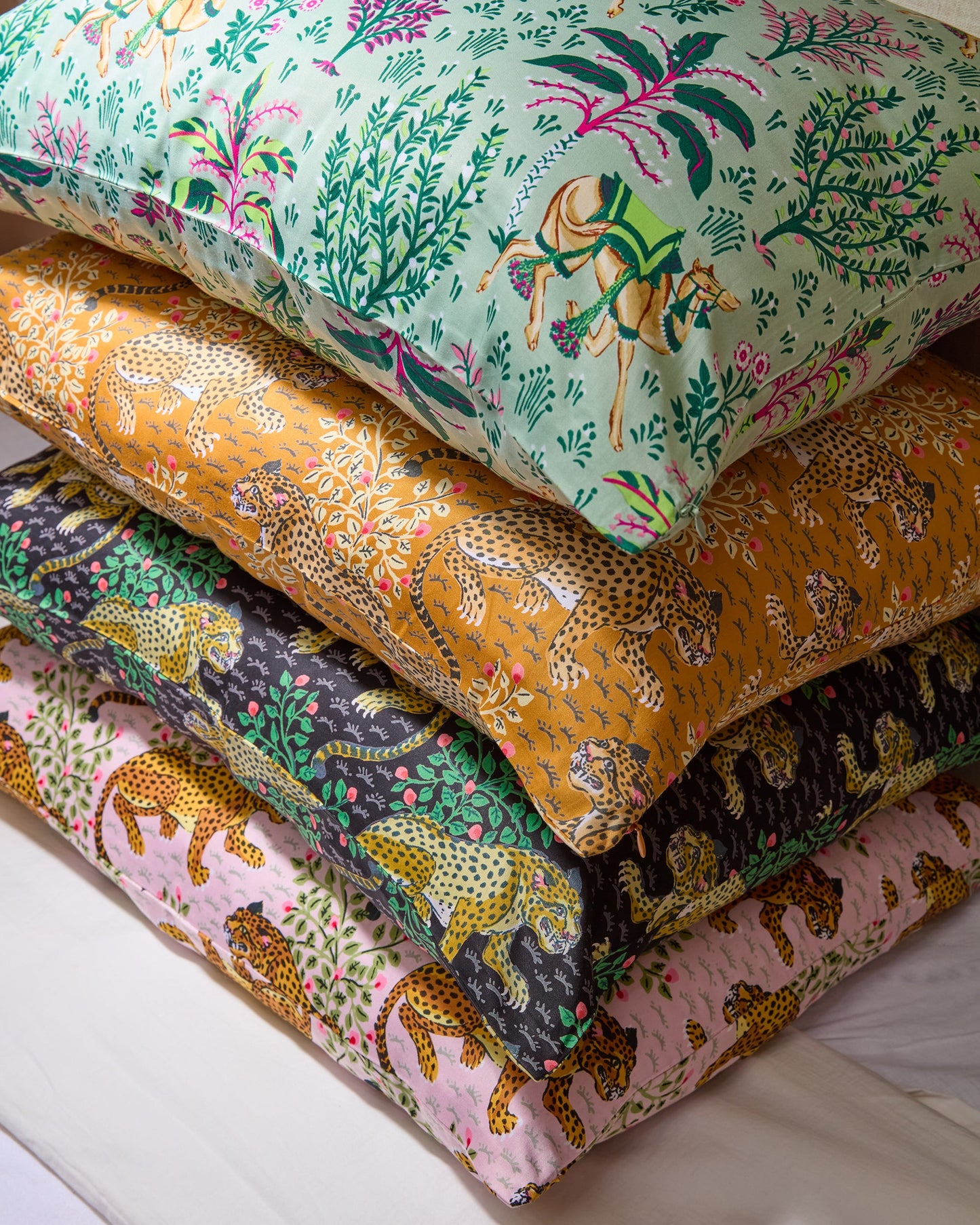 Bagheera - Eco Satin Pillowcase - Ink