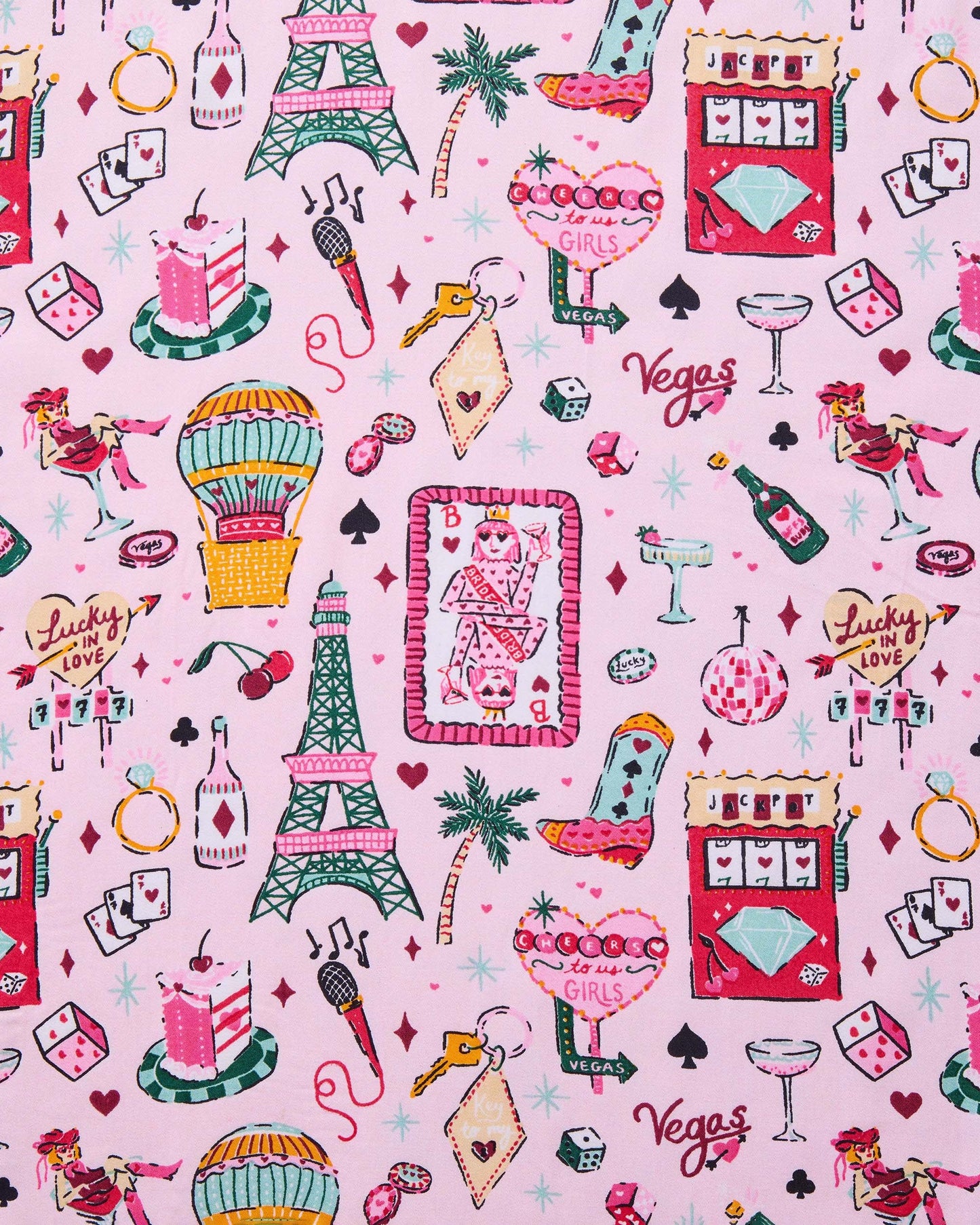 Viva Las Vegas - Eco Satin Wildest Dreams Set - Lucky Pink