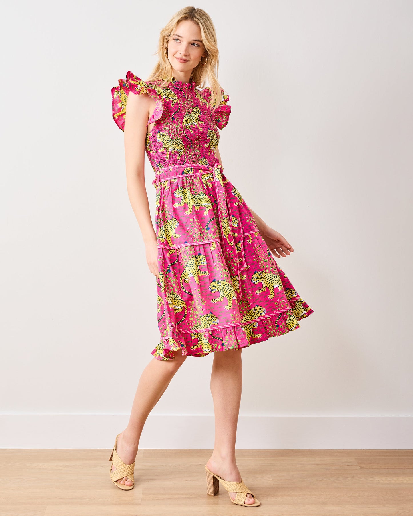 Bagheera - Let's Ruffle Dress - Hot Pink
