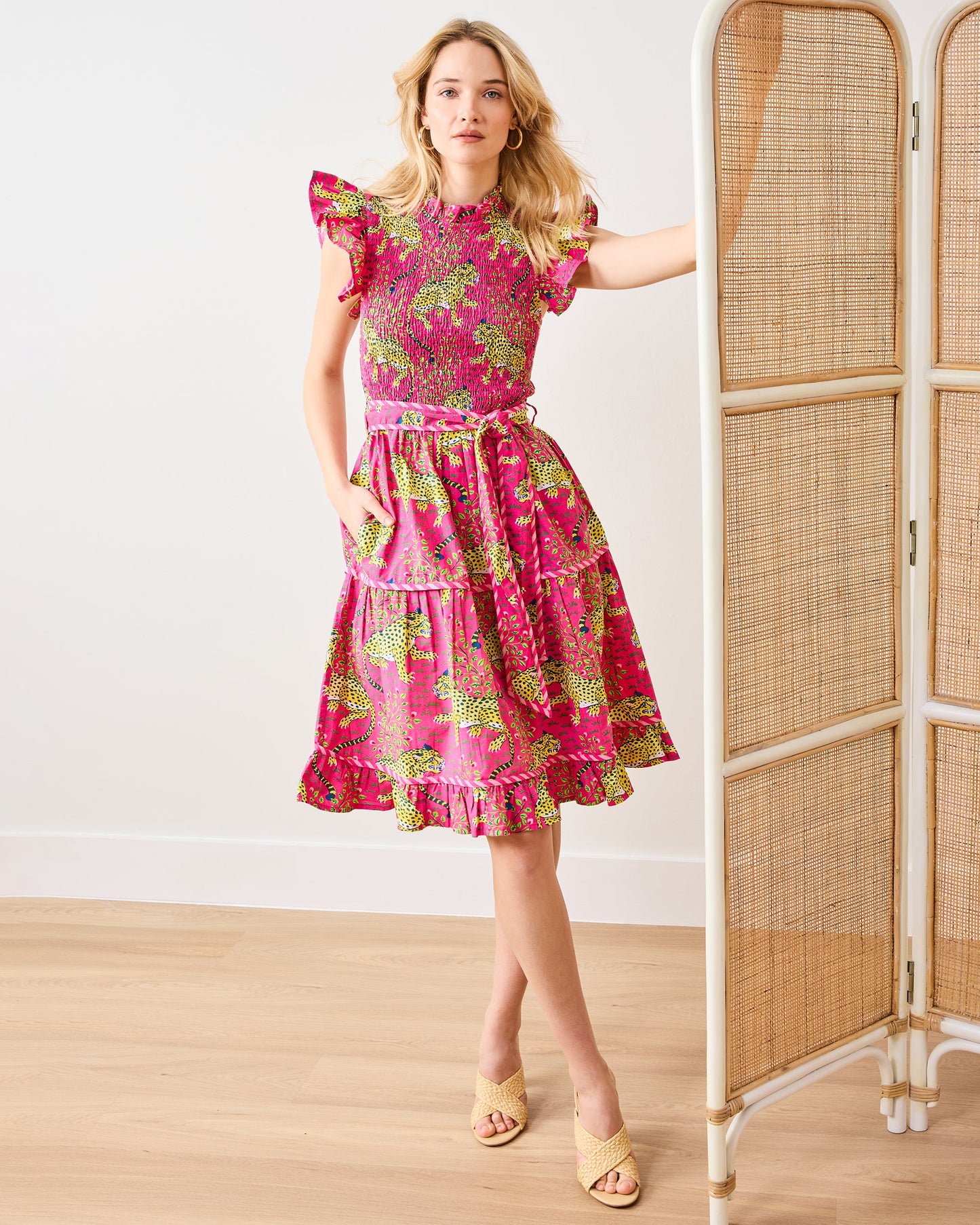 Bagheera - Let's Ruffle Dress - Hot Pink