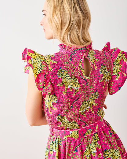 Bagheera - Let's Ruffle Dress - Hot Pink