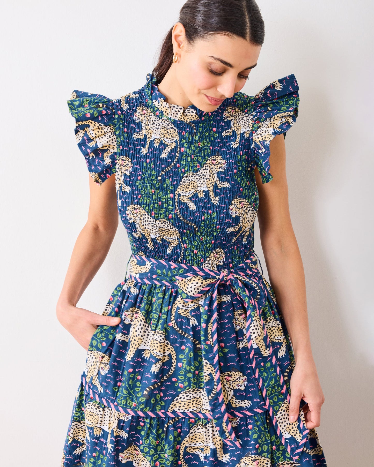 Bagheera - Let's Ruffle Dress - Navy