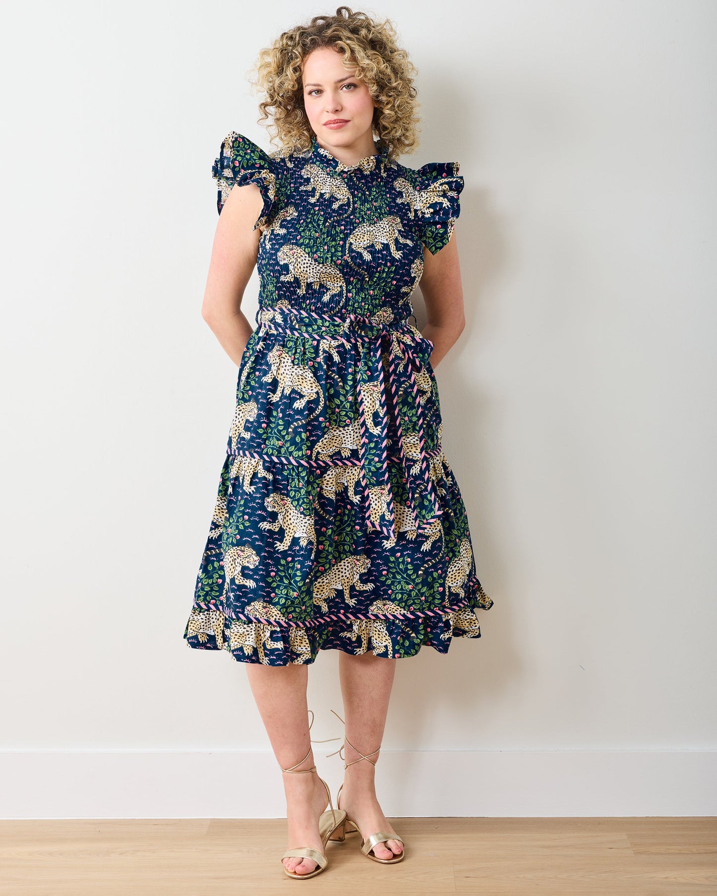 Bagheera - Let's Ruffle Dress - Navy