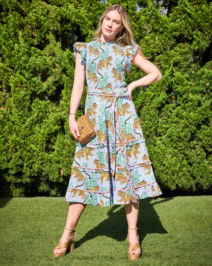 Bagheera - Ready to Ruffle Dress - Pale Blue